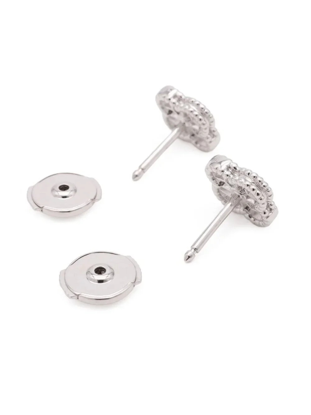 Van Cleef & Arpels Sweet Alhambra Earrings 18k White Gold